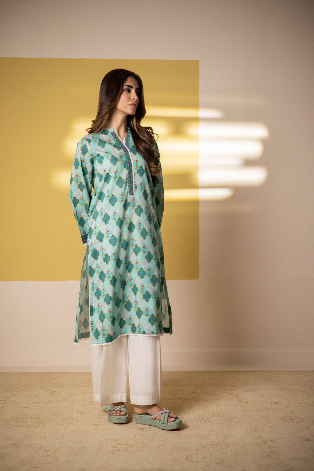 Zellbury | Summer Pret | Kurta - 1524 by Maria Faisal - Registered Vendor of : Zellbury Women - type : Essential Pret - 100% original wedding dresses