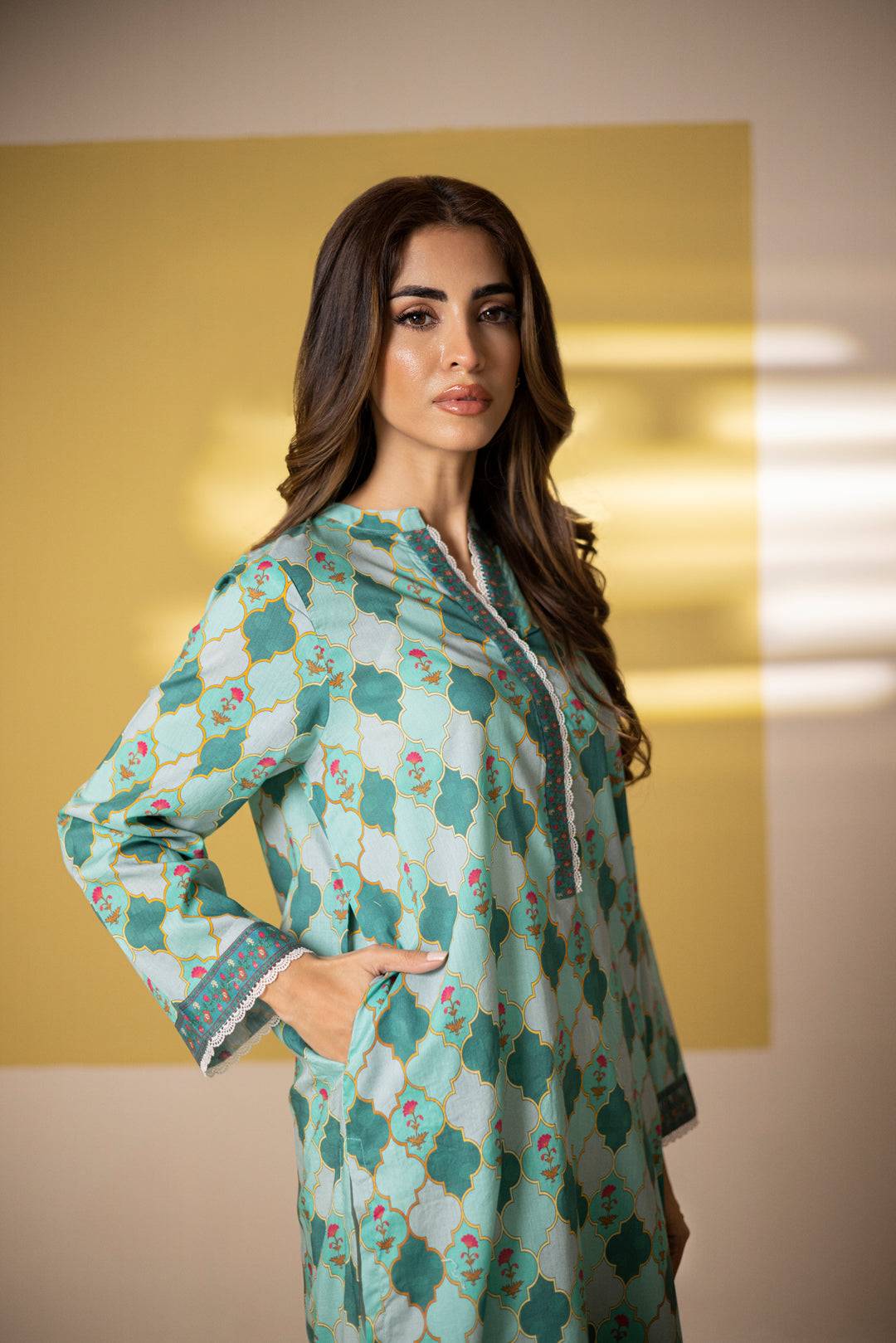 Zellbury | Summer Pret | Kurta - 1524 by Maria Faisal - Registered Vendor of : Zellbury Women - type : Essential Pret - 100% original wedding dresses