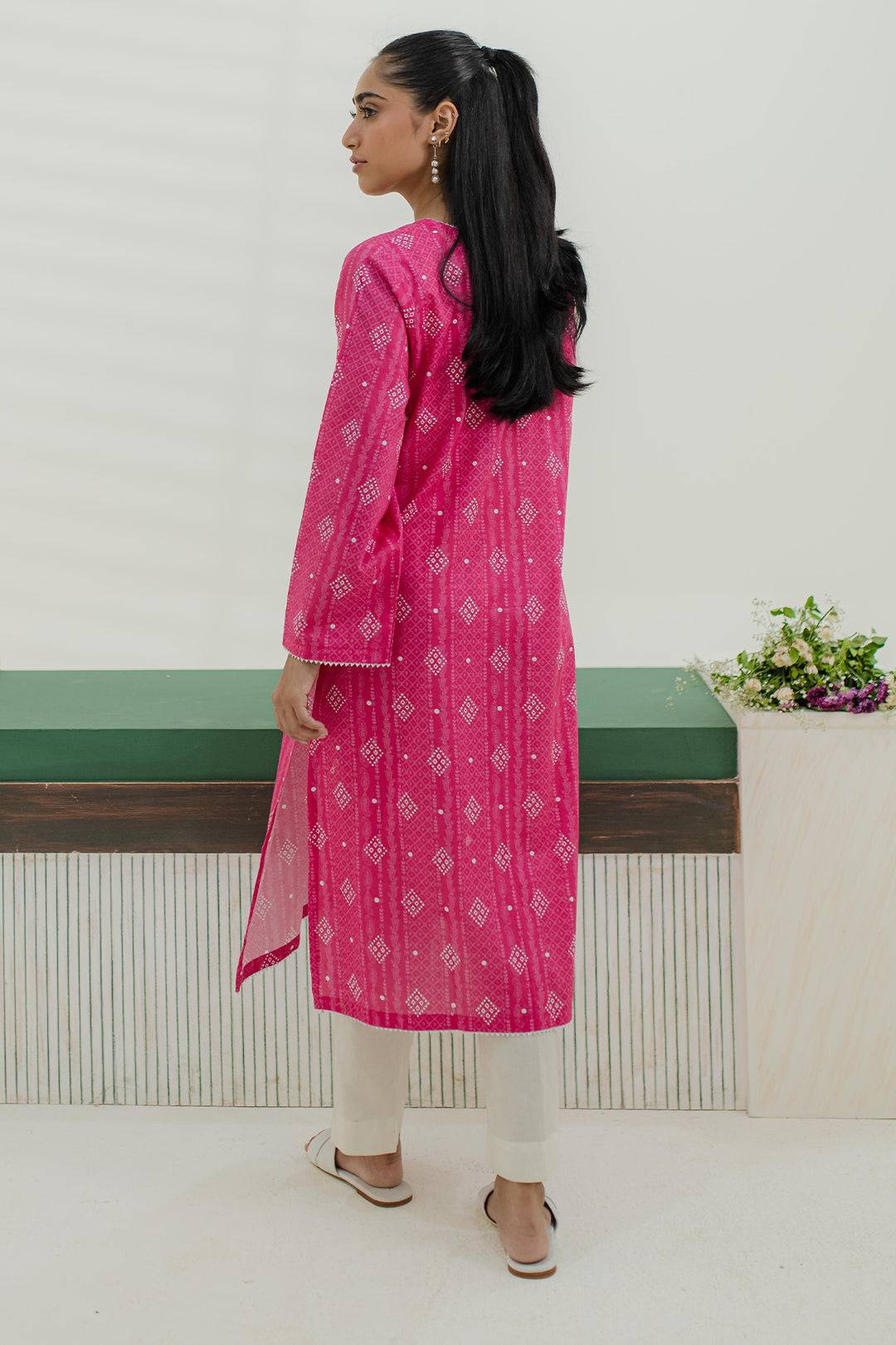 Zellbury | Summer Pret | Embroidered Kurta - 1853 by Maria Faisal - Registered Vendor of : Zellbury Women - type : Essential Pret - 100% original wedding dresses