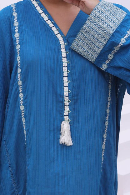 Zellbury | Summer Pret | Embroidered Kurta - 1864 by Maria Faisal - Registered Vendor of : Zellbury Women - type : Signature Pret - 100% original wedding dresses