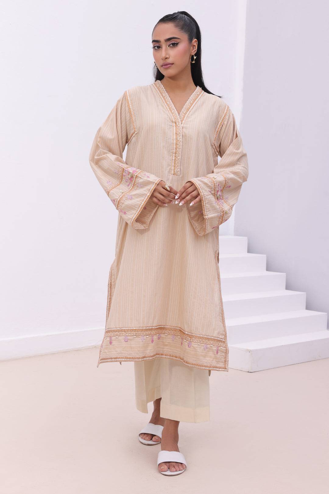 Zellbury | Summer Pret | Embroidered Kurta - 2012 by Maria Faisal - Registered Vendor of : Zellbury Women - type : Signature Pret - 100% original wedding dresses