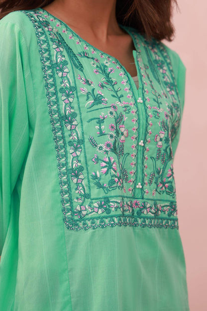 Zellbury | Summer Pret | Embroidered Kurta - 2039 by Maria Faisal - Registered Vendor of : Zellbury Women - type : Essential Pret - 100% original wedding dresses