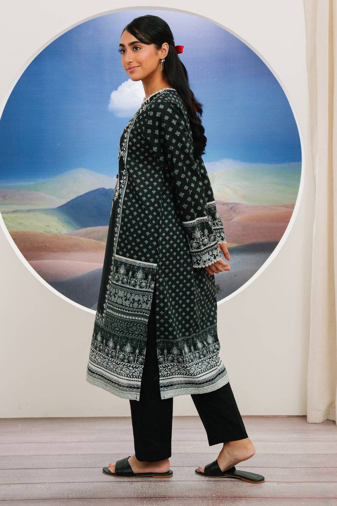 Zellbury | Summer Pret | Embroidered Kurta - 2042 by Maria Faisal - Registered Vendor of : Zellbury Women - type : Essential Pret - 100% original wedding dresses
