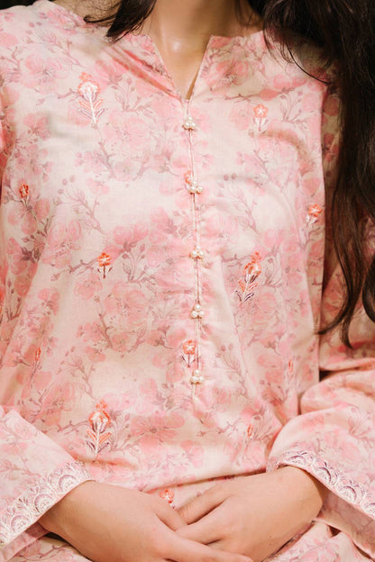 Zellbury | Summer Pret | Embroidered Kurta - 2045 by Maria Faisal - Registered Vendor of : Zellbury Women - type : Essential Pret - 100% original wedding dresses