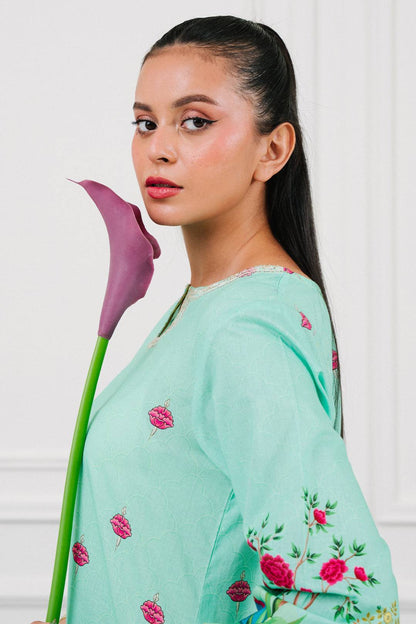 Zellbury | Summer Pret | Embroidered Kurta - 2046 by Maria Faisal - Registered Vendor of : Zellbury Women - type : Essential Pret - 100% original wedding dresses