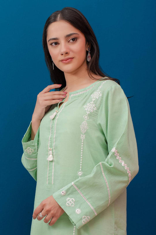 Zellbury | Summer Pret | Embroidered Kurta - 2049 by Maria Faisal - Registered Vendor of : Zellbury Women - type : Signature Pret - 100% original wedding dresses