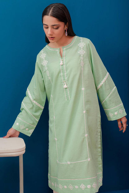 Zellbury | Summer Pret | Embroidered Kurta - 2049 by Maria Faisal - Registered Vendor of : Zellbury Women - type : Signature Pret - 100% original wedding dresses