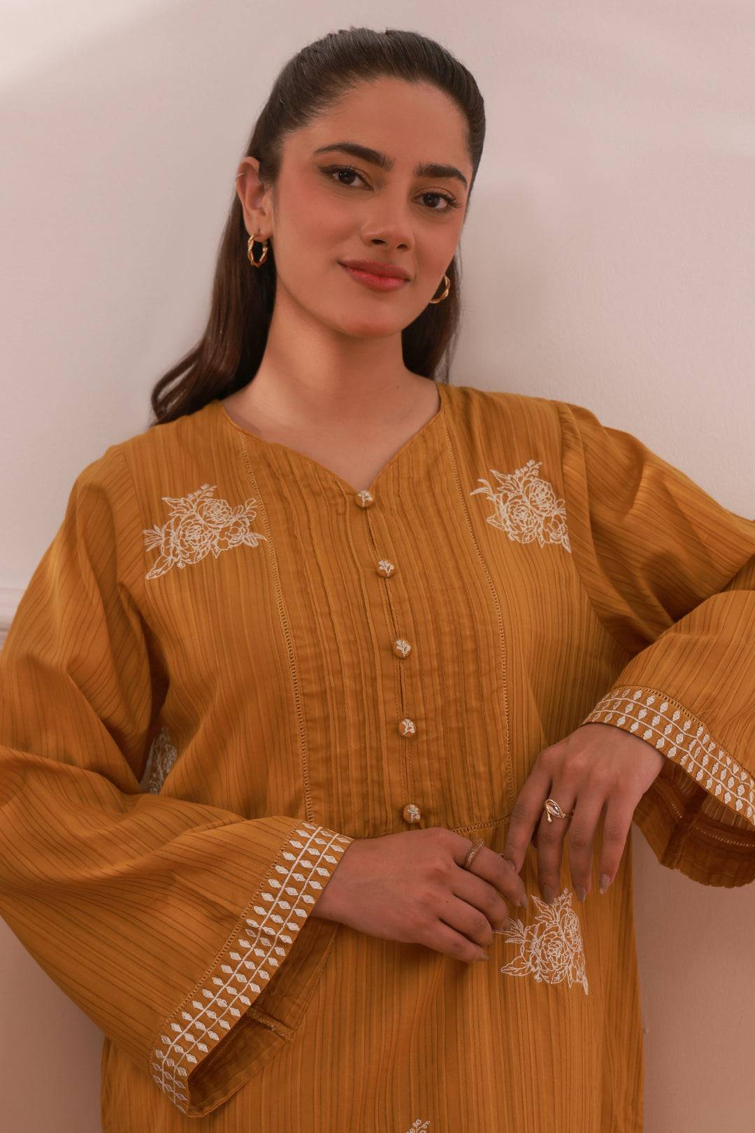 Zellbury | Summer Pret | Embroidered Kurta - 2051 by Maria Faisal - Registered Vendor of : Zellbury Women - type : Signature Pret - 100% original wedding dresses