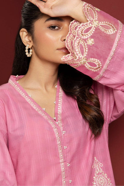 Zellbury | Summer Pret | Embroidered Kurta - 2056 by Maria Faisal - Registered Vendor of : Zellbury Women - type : Signature Pret - 100% original wedding dresses
