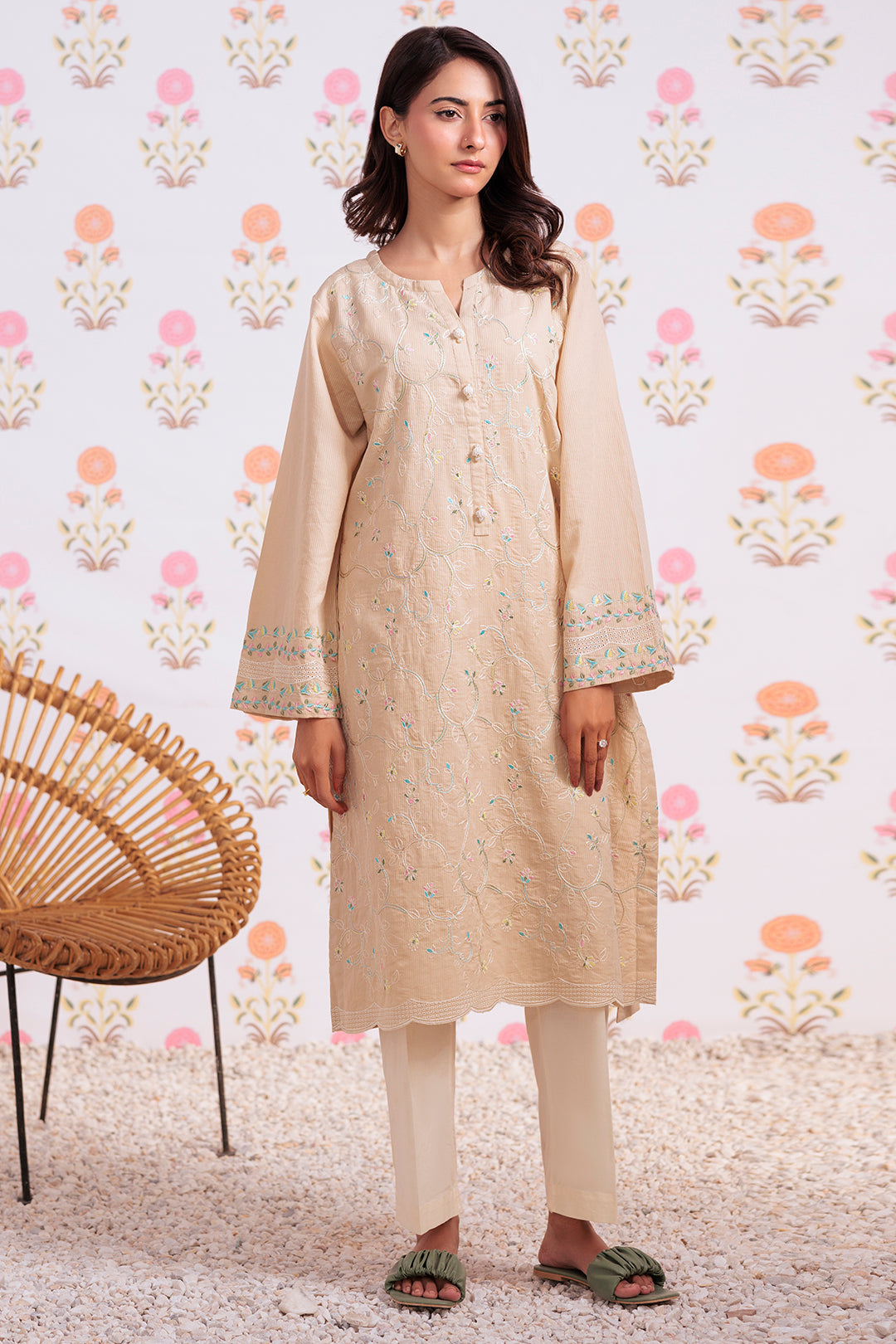 Zellbury | Summer Pret | Embroidered Kurta - 2140