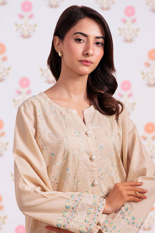 Zellbury | Summer Pret | Embroidered Kurta - 2140 by Maria Faisal - Registered Vendor of : Zellbury Women - type : Signature Pret - 100% original wedding dresses