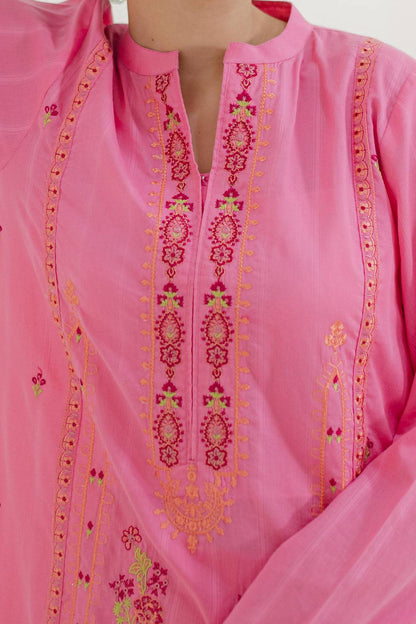 Zellbury | Summer Pret | Embroidered Kurta Trouser - 1734 by Maria Faisal - Registered Vendor of : Zellbury Women - type : Essential Pret - 100% original wedding dresses