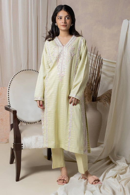 Zellbury | Summer Pret | Embroidered Kurta Trouser - 1767 by Maria Faisal - Registered Vendor of : Zellbury Women - type : Signature Pret - 100% original wedding dresses
