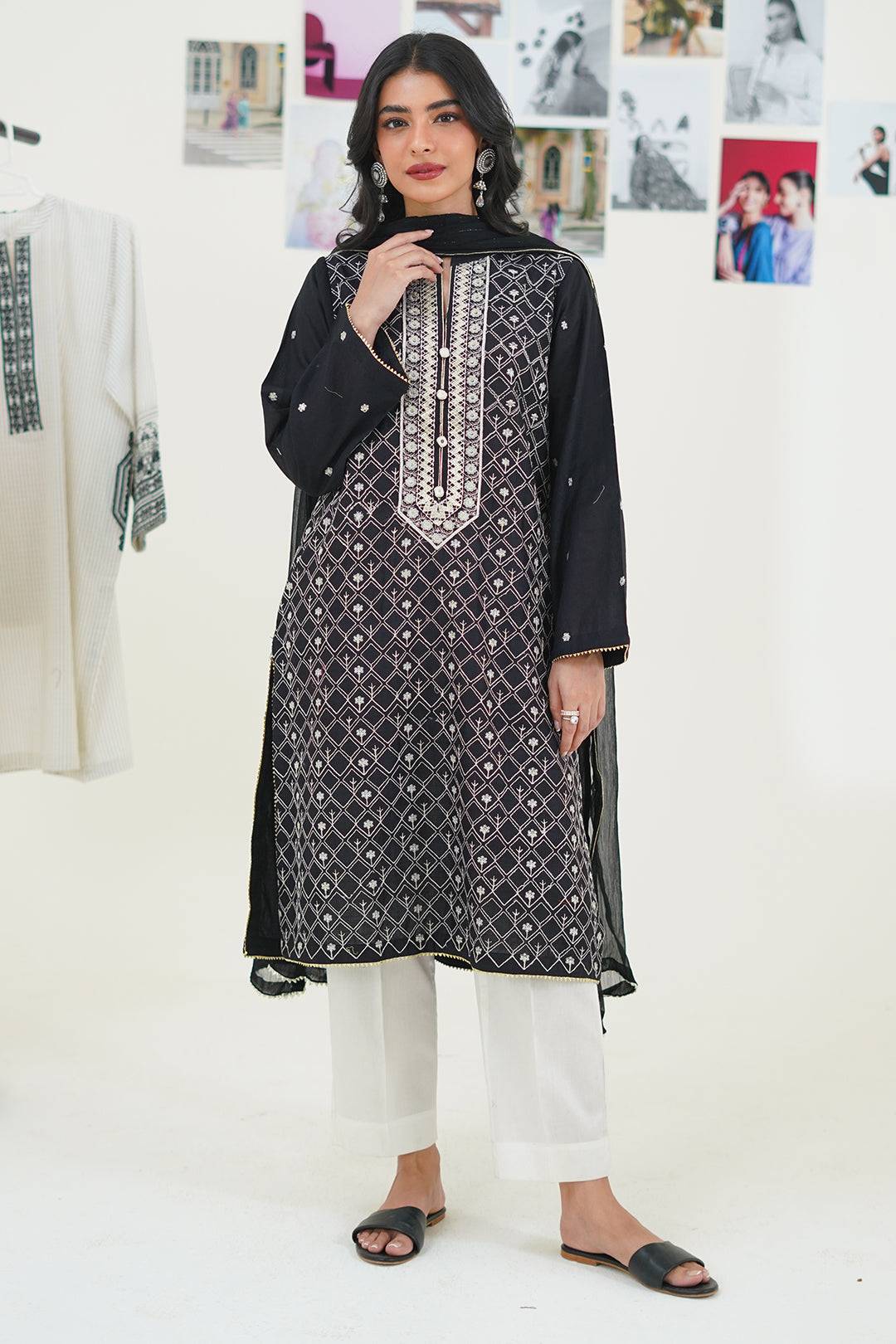 Zellbury | Summer Pret | Embroidered Kurta Dupatta - 1772 by Maria Faisal - Registered Vendor of : Zellbury Women - type : Signature Pret - 100% original wedding dresses