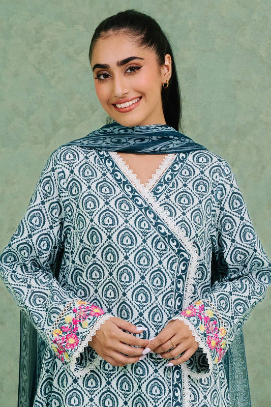 Zellbury | Summer Pret | Embroidered Kurta Dupatta - 1897 by Maria Faisal - Registered Vendor of : Zellbury Women - type : Essential Pret - 100% original wedding dresses