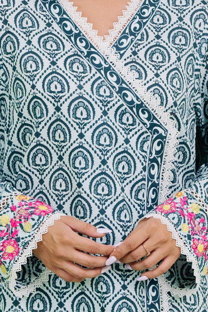 Zellbury | Summer Pret | Embroidered Kurta Dupatta - 1897 by Maria Faisal - Registered Vendor of : Zellbury Women - type : Essential Pret - 100% original wedding dresses