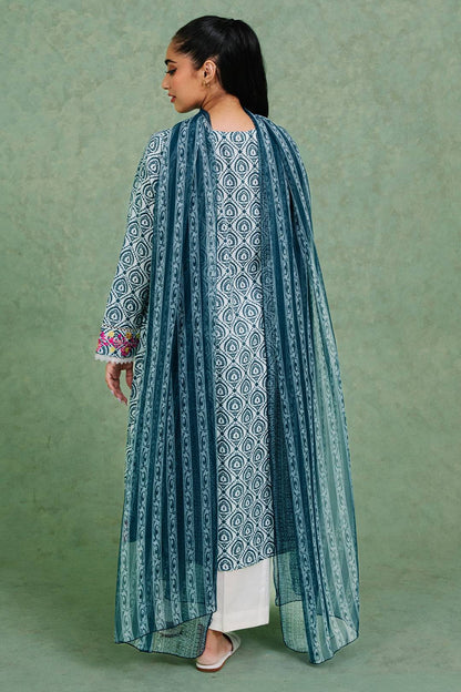Zellbury | Summer Pret | Embroidered Kurta Dupatta - 1897 by Maria Faisal - Registered Vendor of : Zellbury Women - type : Essential Pret - 100% original wedding dresses