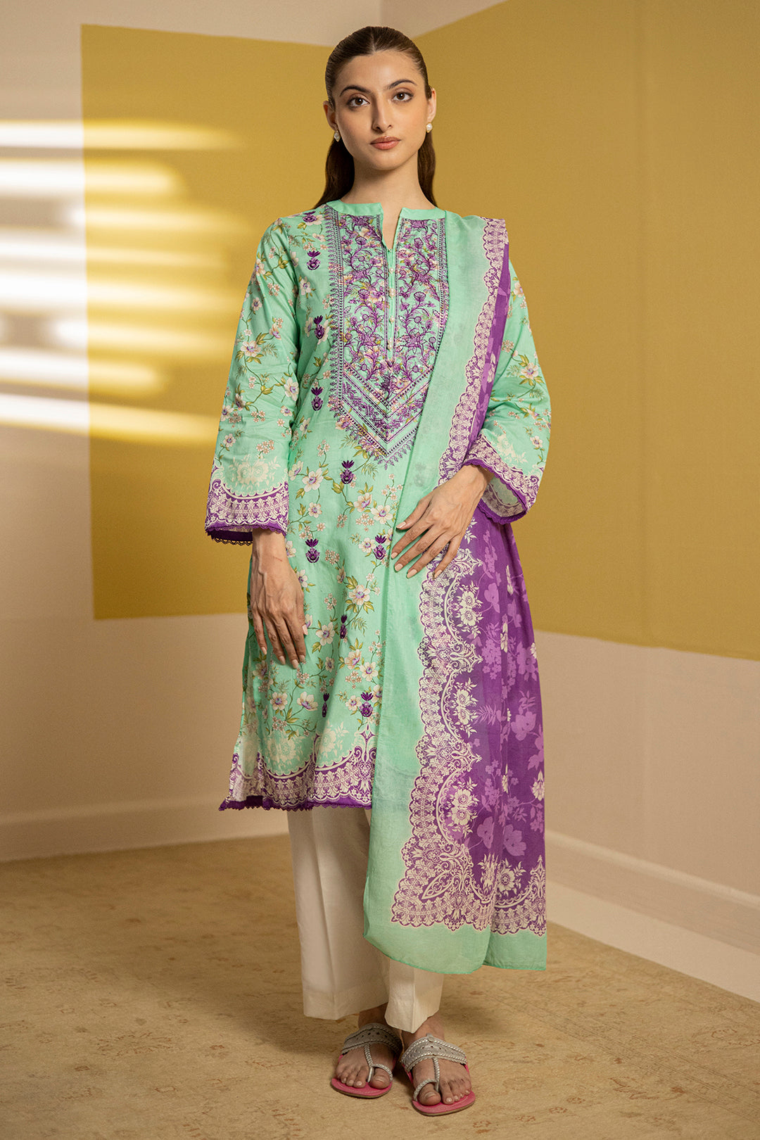 Zellbury | Summer Pret | Embroidered Kurta Dupatta - 1903