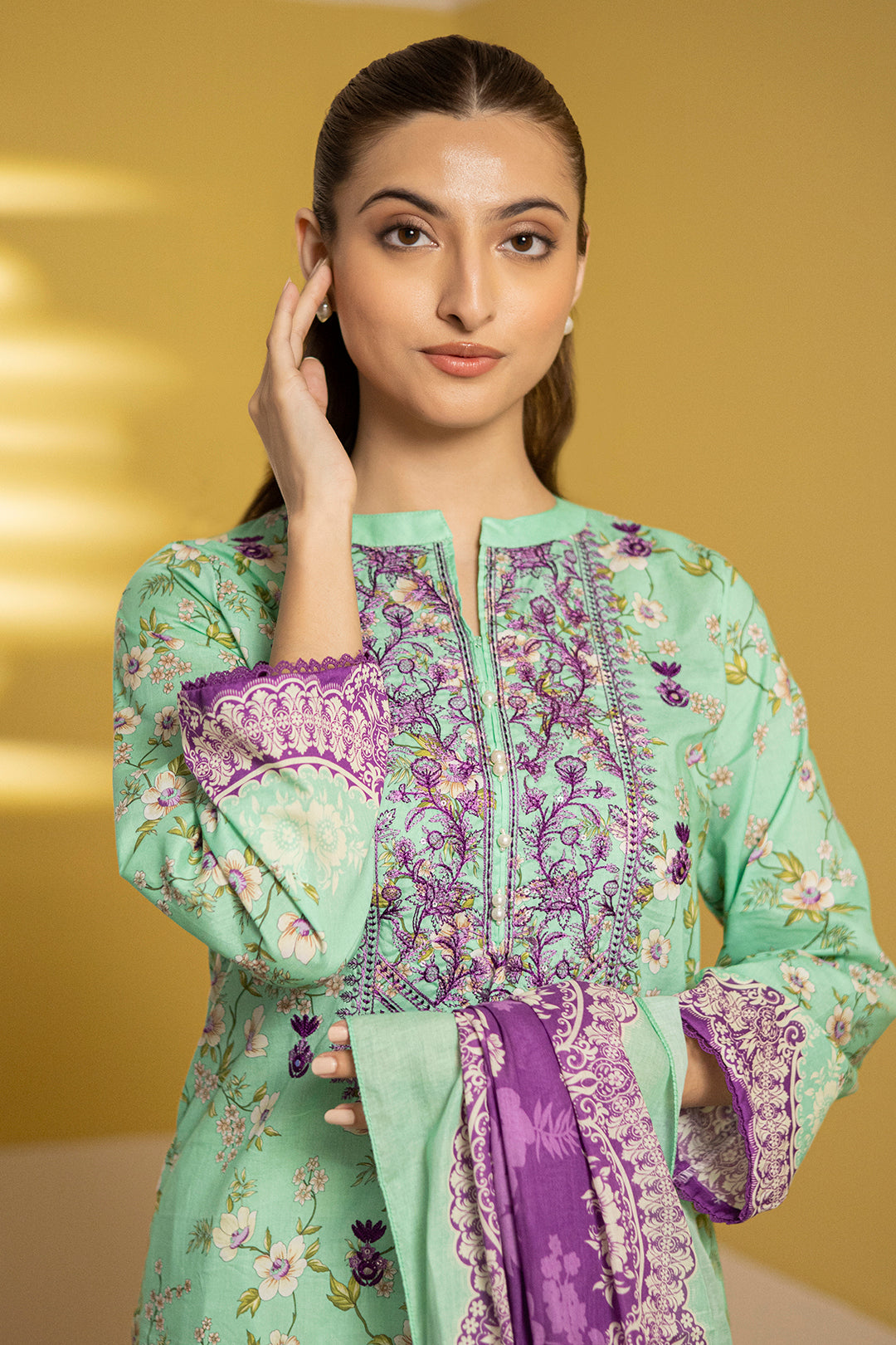 Zellbury | Summer Pret | Embroidered Kurta Dupatta - 1903