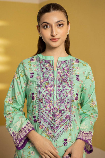 Zellbury | Summer Pret | Embroidered Kurta Dupatta - 1903 by Maria Faisal - Registered Vendor of : Zellbury Women - type : Essential Pret - 100% original wedding dresses