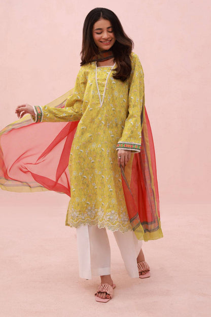Zellbury | Summer Pret | Embroidered Kurta Dupatta - 1905 by Maria Faisal - Registered Vendor of : Zellbury Women - type : Essential Pret - 100% original wedding dresses