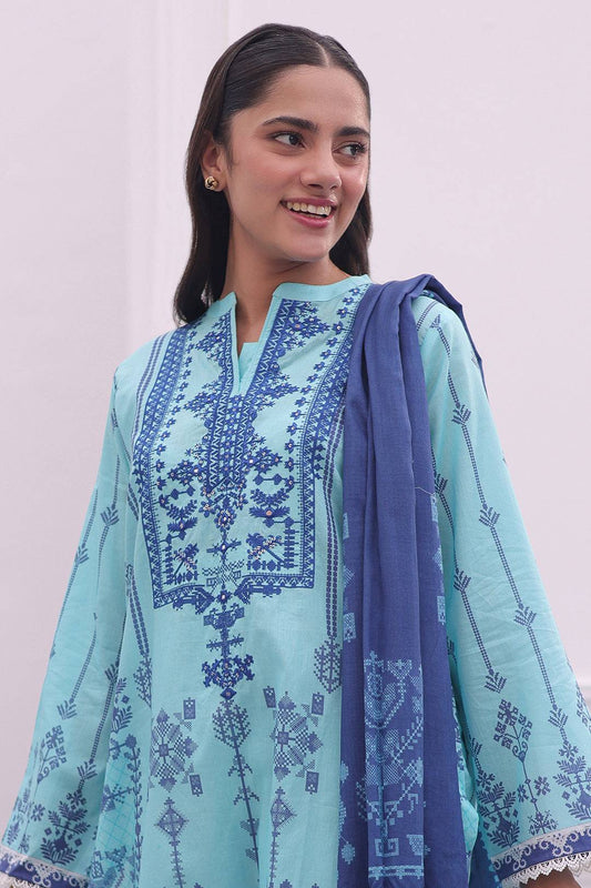 Zellbury | Summer Pret | Embroidered Kurta Dupatta - 1907 by Maria Faisal - Registered Vendor of : Zellbury Women - type : Essential Pret - 100% original wedding dresses