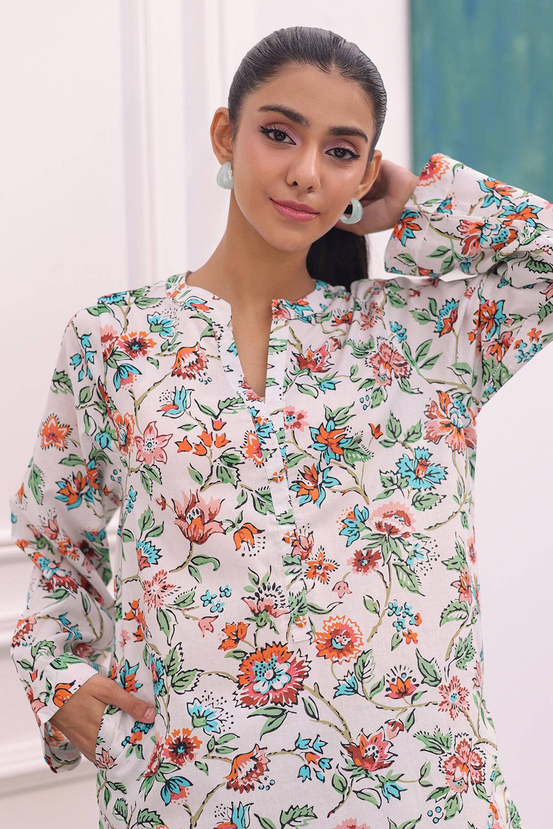 Zellbury | Summer Pret | Kurta Trouser - 1928 by Maria Faisal - Registered Vendor of : Zellbury Women - type : Essential Pret - 100% original wedding dresses