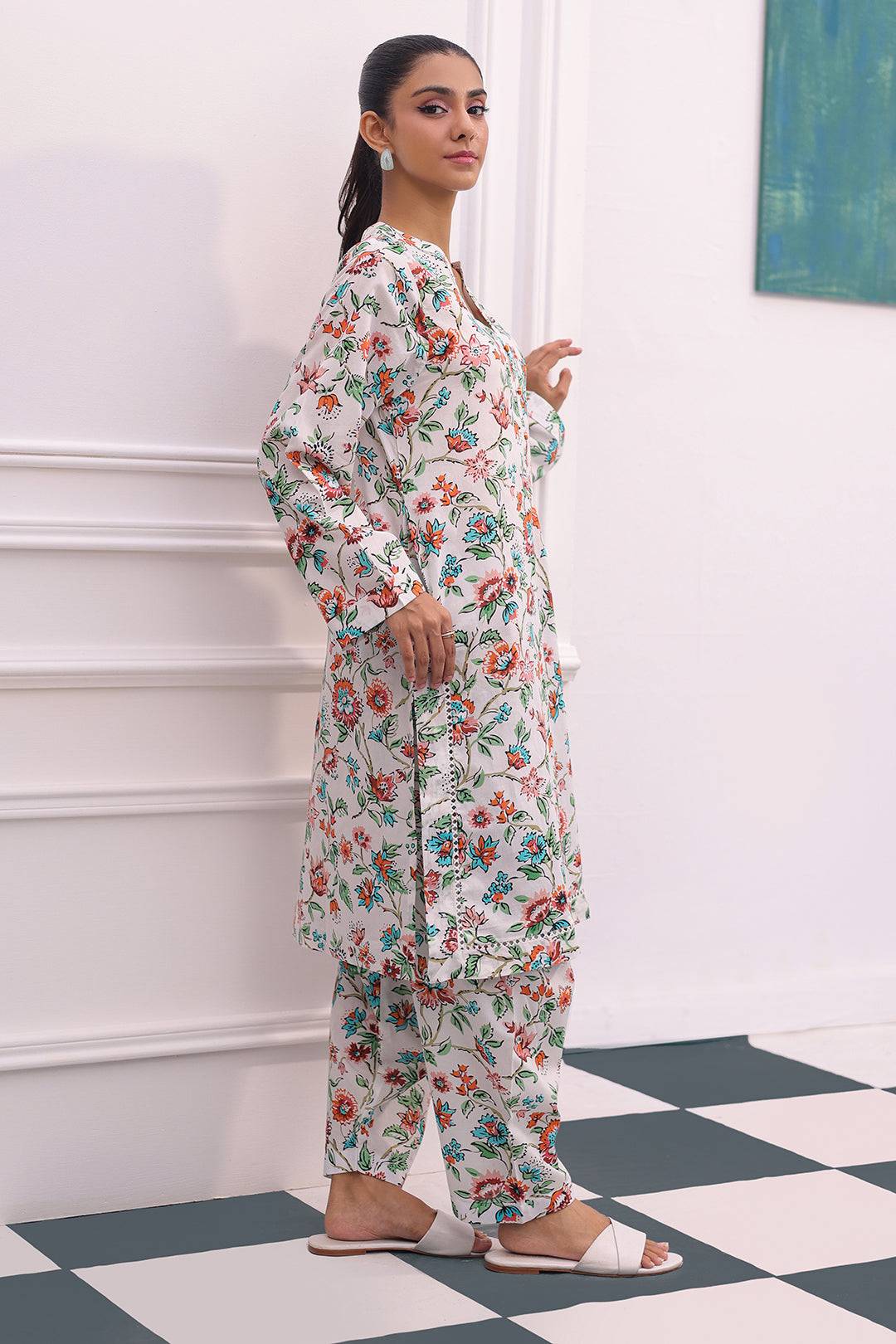 Zellbury | Summer Pret | Kurta Trouser - 1928 by Maria Faisal - Registered Vendor of : Zellbury Women - type : Essential Pret - 100% original wedding dresses
