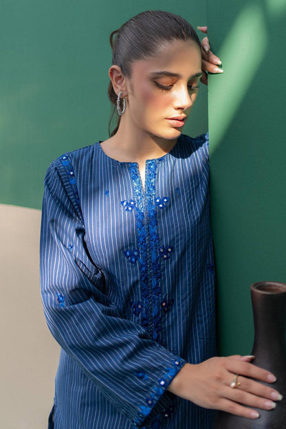 Zellbury | Summer Pret | Embroidered Kurta Trouser - 1932 by Maria Faisal - Registered Vendor of : Zellbury Women - type : Essential Pret - 100% original wedding dresses