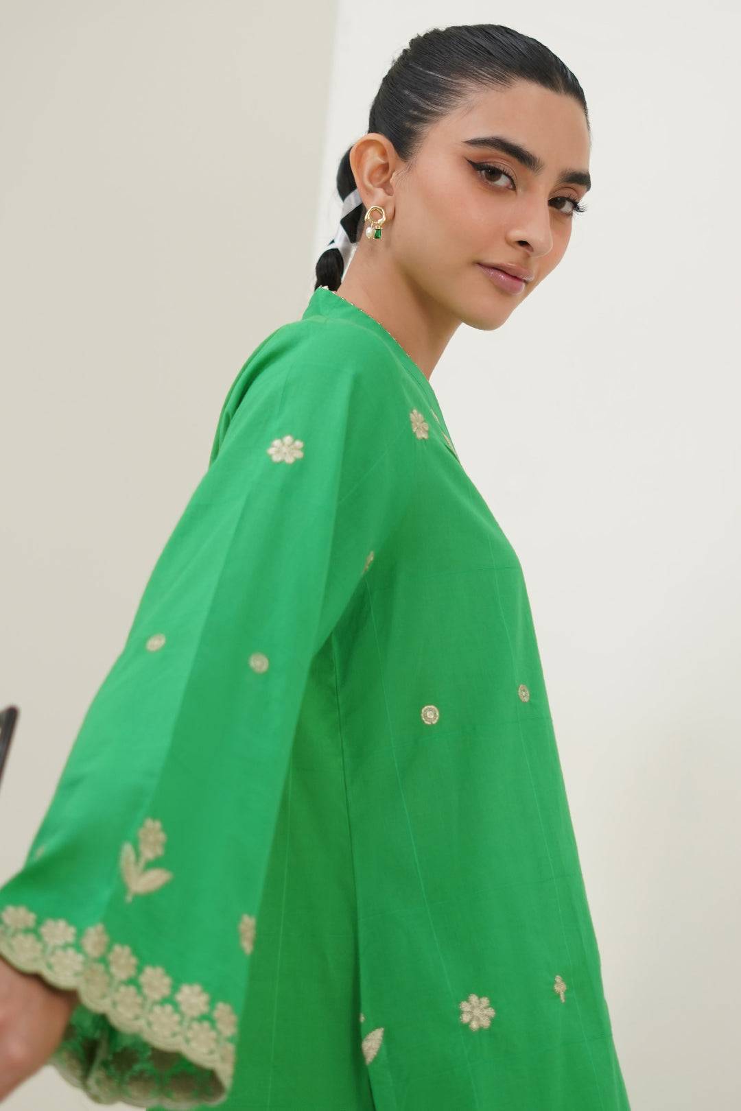 Zellbury | Summer Pret | Embroidered Kurta Trouser - 1933 by Maria Faisal - Registered Vendor of : Zellbury Women - type : Essential Pret - 100% original wedding dresses
