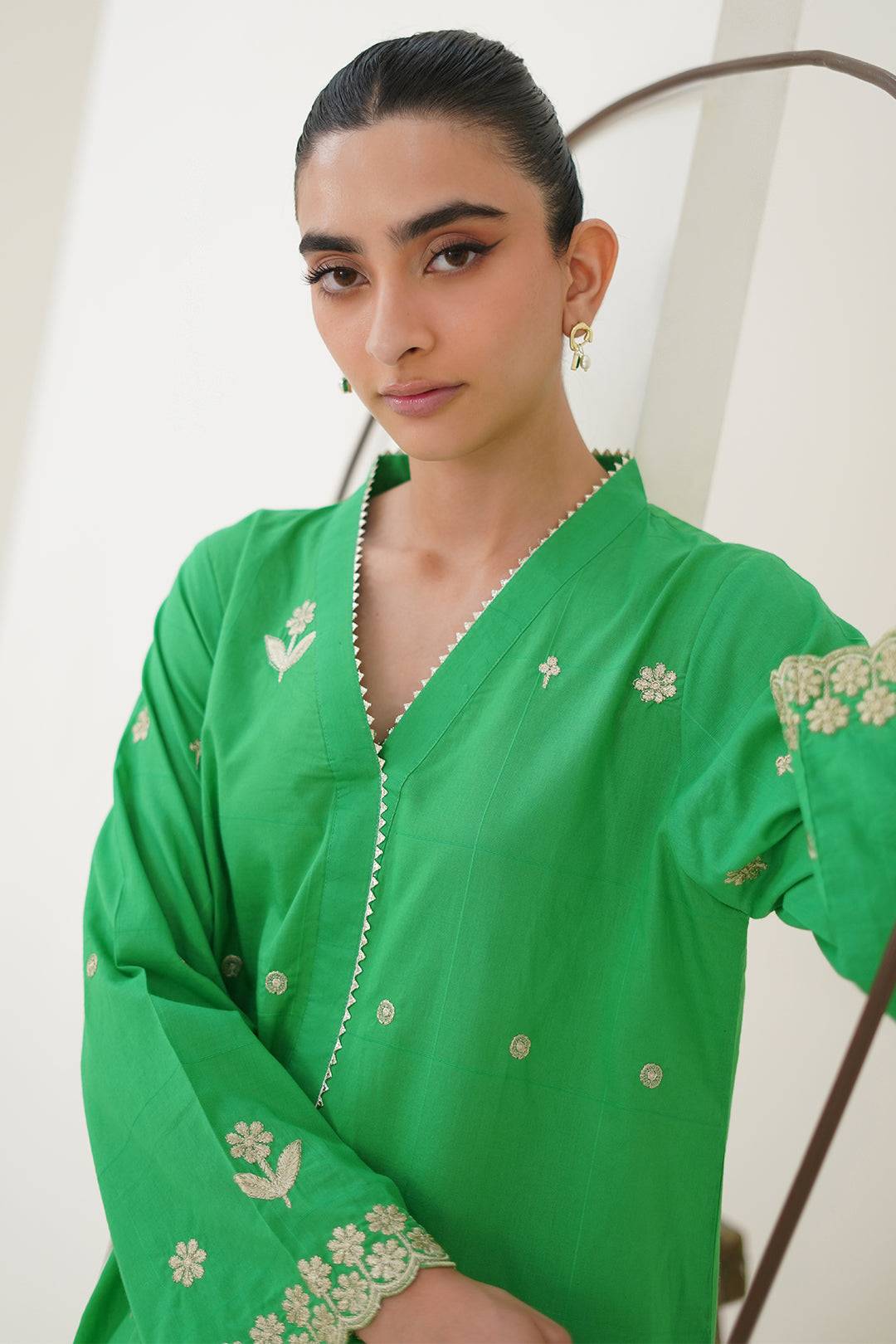 Zellbury | Summer Pret | Embroidered Kurta Trouser - 1933 by Maria Faisal - Registered Vendor of : Zellbury Women - type : Essential Pret - 100% original wedding dresses