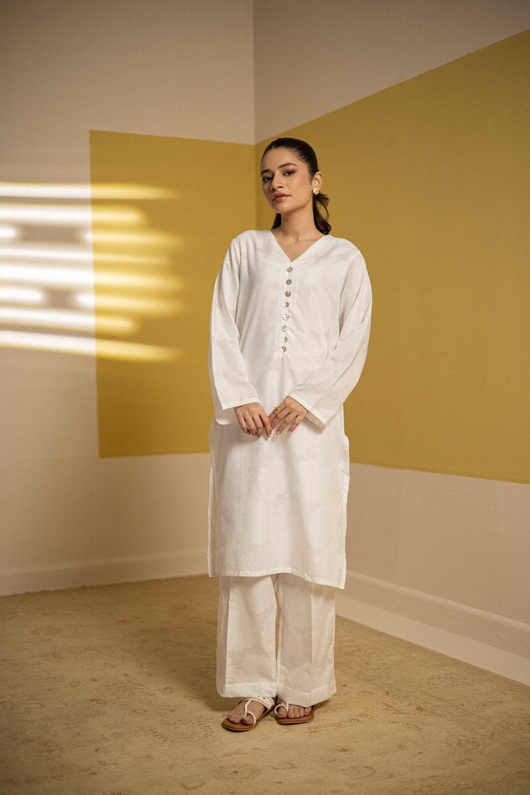 Zellbury | Summer Pret | Kurta Trouser - 1934 by Maria Faisal - Registered Vendor of : Zellbury Women - type : Essential Pret - 100% original wedding dresses
