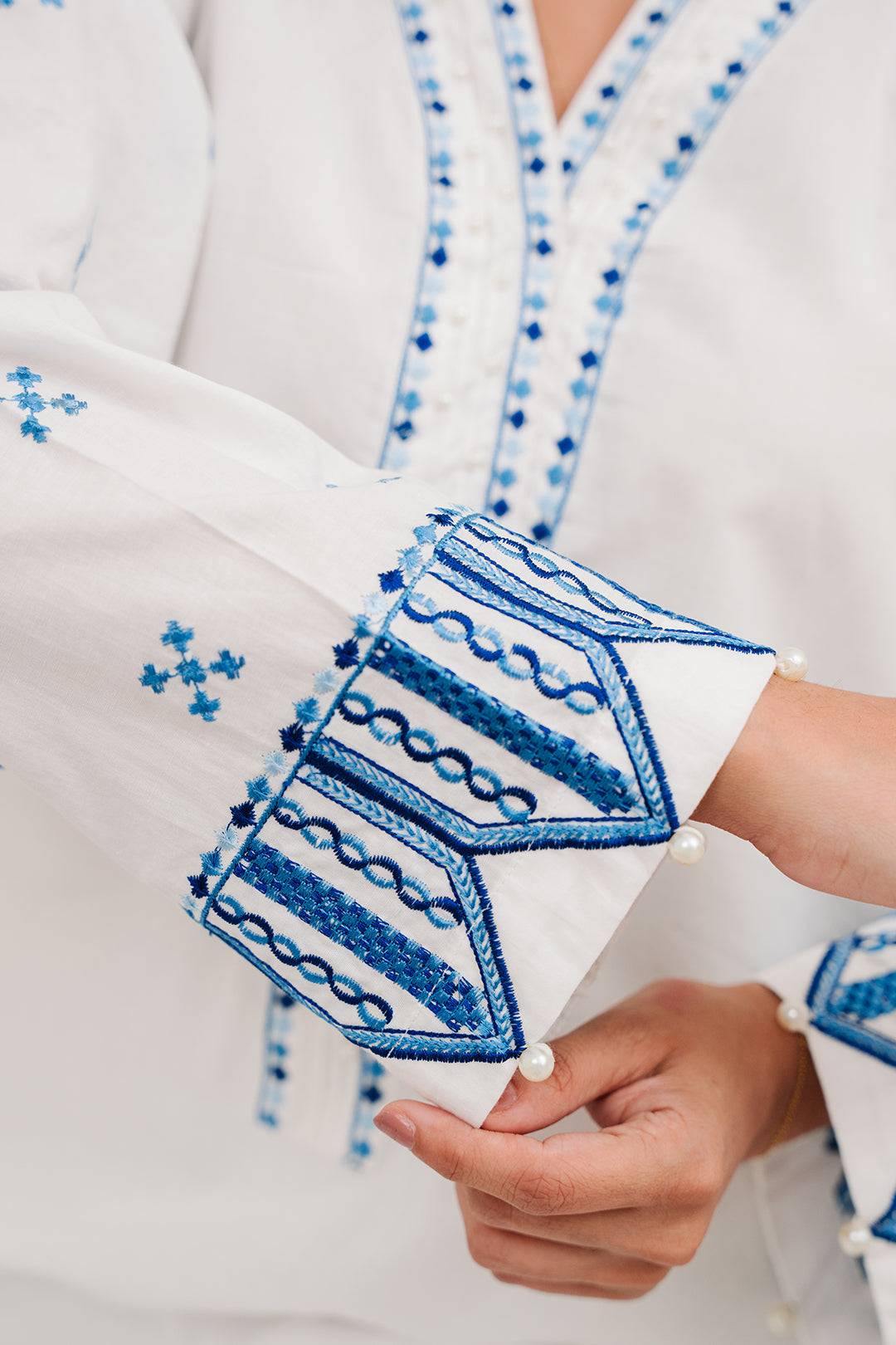 Zellbury | Summer Pret | Embroidered Kurta Trouser - 1984 by Maria Faisal - Registered Vendor of : Zellbury Women - type : Signature Pret - 100% original wedding dresses