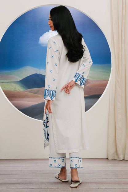 Zellbury | Summer Pret | Embroidered Kurta Trouser - 1984 by Maria Faisal - Registered Vendor of : Zellbury Women - type : Signature Pret - 100% original wedding dresses