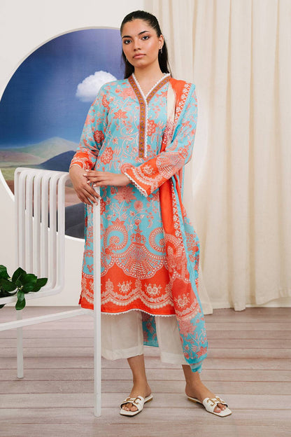 Zellbury | Summer Pret | Kurta Dupatta - 2060 by Maria Faisal - Registered Vendor of : Zellbury Women - type : Essential Pret - 100% original wedding dresses
