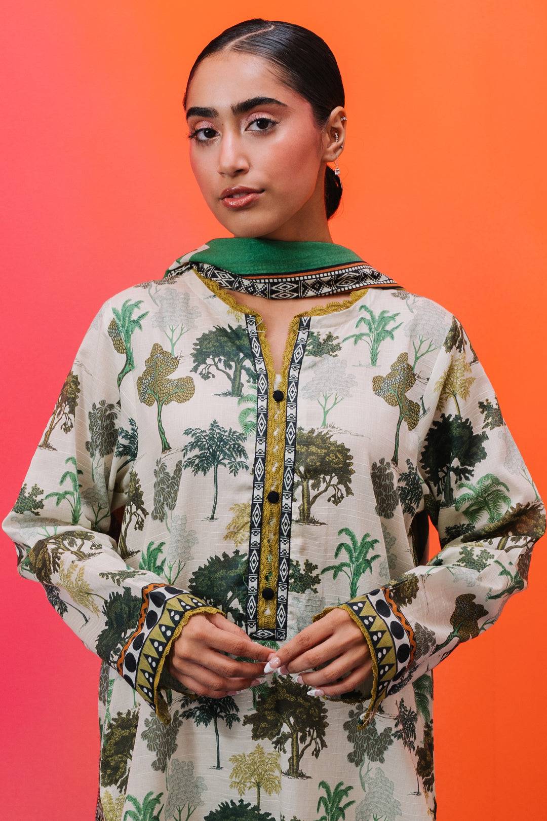 Zellbury | Summer Pret | Kurta Dupatta - 2062 by Maria Faisal - Registered Vendor of : Zellbury Women - type : Essential Pret - 100% original wedding dresses
