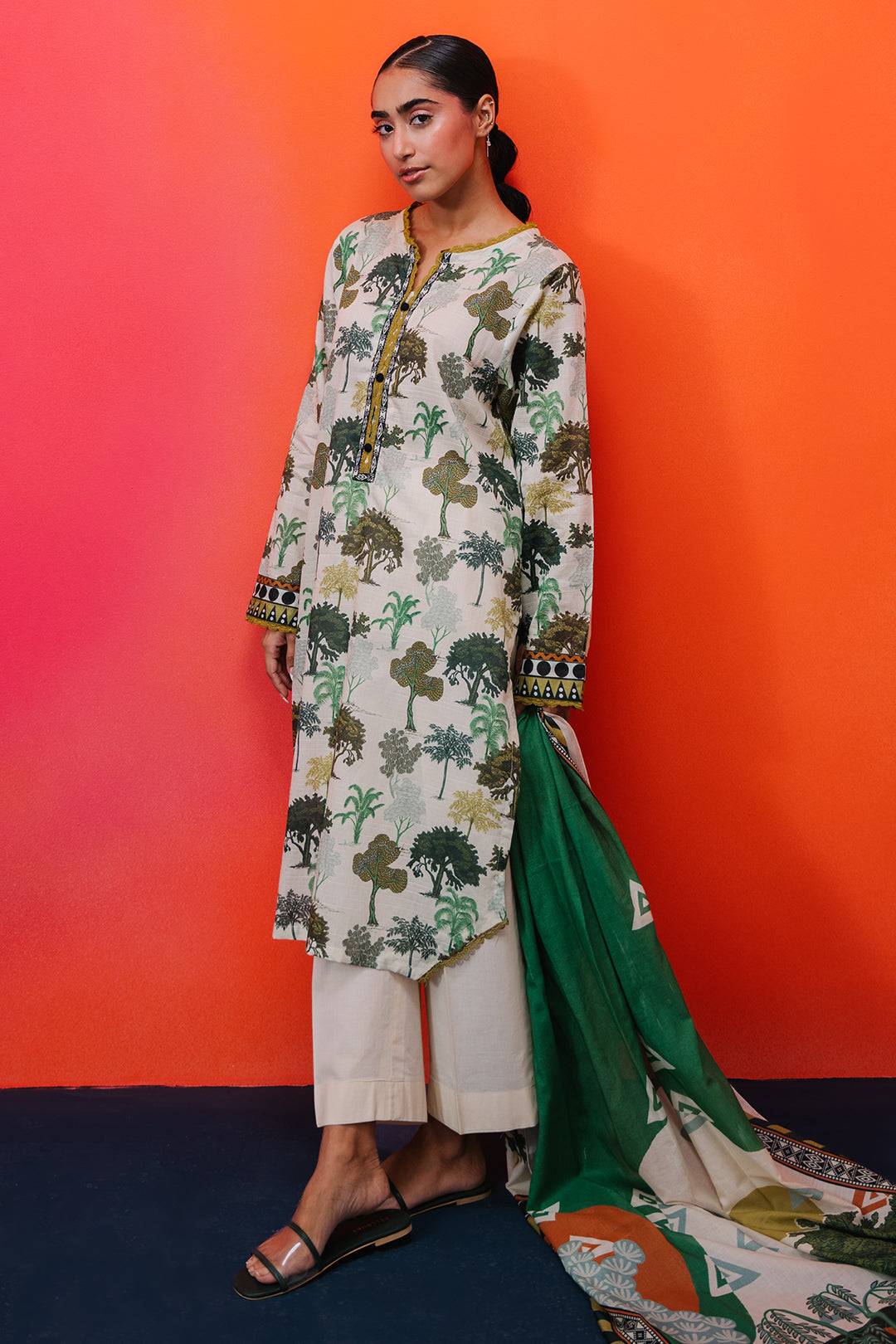 Zellbury | Summer Pret | Kurta Dupatta - 2062 by Maria Faisal - Registered Vendor of : Zellbury Women - type : Essential Pret - 100% original wedding dresses