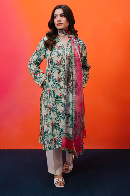 Zellbury | Summer Pret | Kurta Dupatta - 2064 by Maria Faisal - Registered Vendor of : Zellbury Women - type : Essential Pret - 100% original wedding dresses