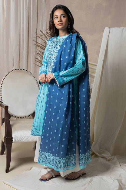 Zellbury | Summer Pret | Embroidered Kurta Dupatta - 2070 by Maria Faisal - Registered Vendor of : Zellbury Women - type : Essential Pret - 100% original wedding dresses