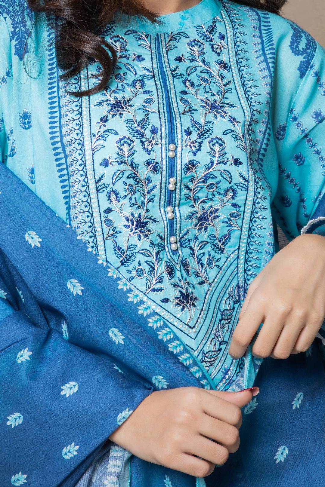 Zellbury | Summer Pret | Embroidered Kurta Dupatta - 2070 by Maria Faisal - Registered Vendor of : Zellbury Women - type : Essential Pret - 100% original wedding dresses