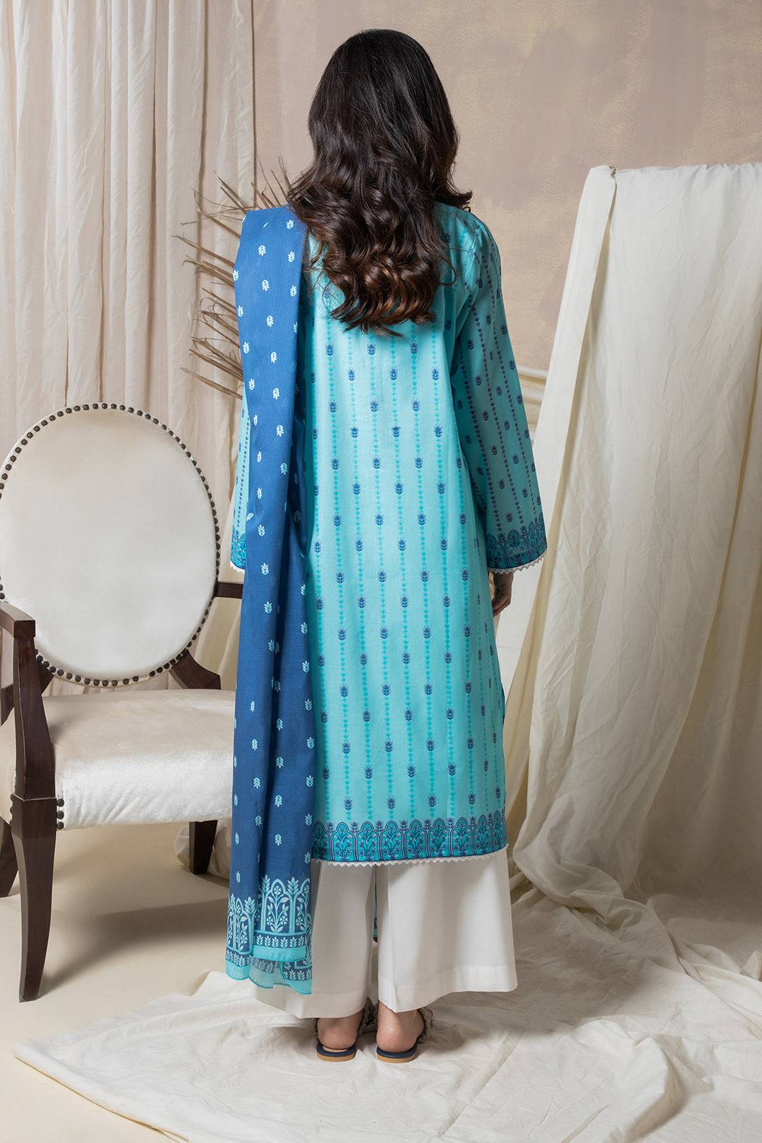 Zellbury | Summer Pret | Embroidered Kurta Dupatta - 2070 by Maria Faisal - Registered Vendor of : Zellbury Women - type : Essential Pret - 100% original wedding dresses