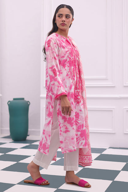 Zellbury | Summer Pret | Embroidered Kurta Dupatta - 2071 by Maria Faisal - Registered Vendor of : Zellbury Women - type : Essential Pret - 100% original wedding dresses