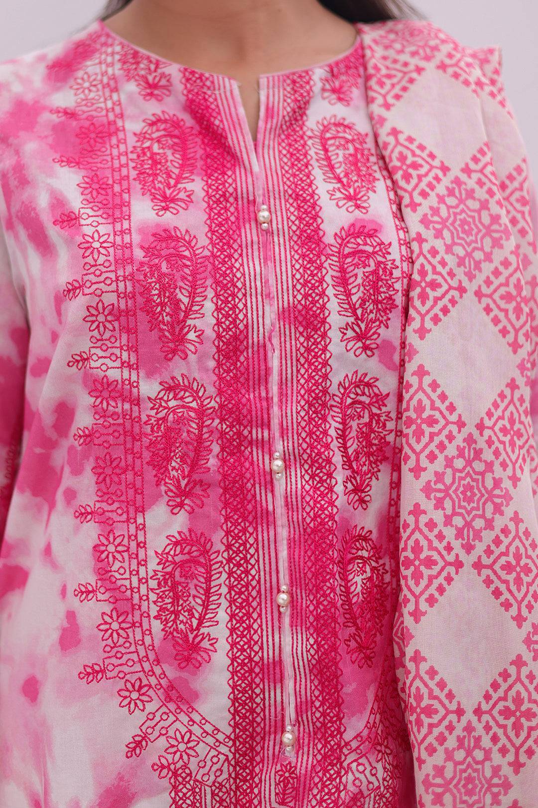 Zellbury | Summer Pret | Embroidered Kurta Dupatta - 2071 by Maria Faisal - Registered Vendor of : Zellbury Women - type : Essential Pret - 100% original wedding dresses