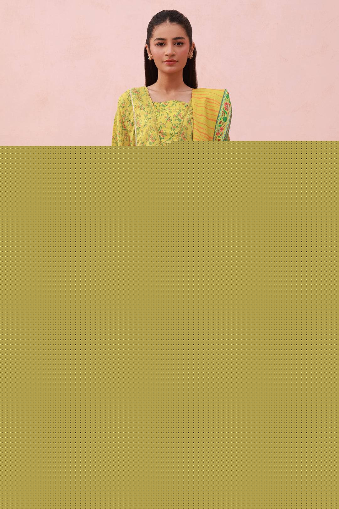 Zellbury | Summer Pret | Embroidered Kurta Dupatta - 2074 by Maria Faisal - Registered Vendor of : Zellbury Women - type : Essential Pret - 100% original wedding dresses