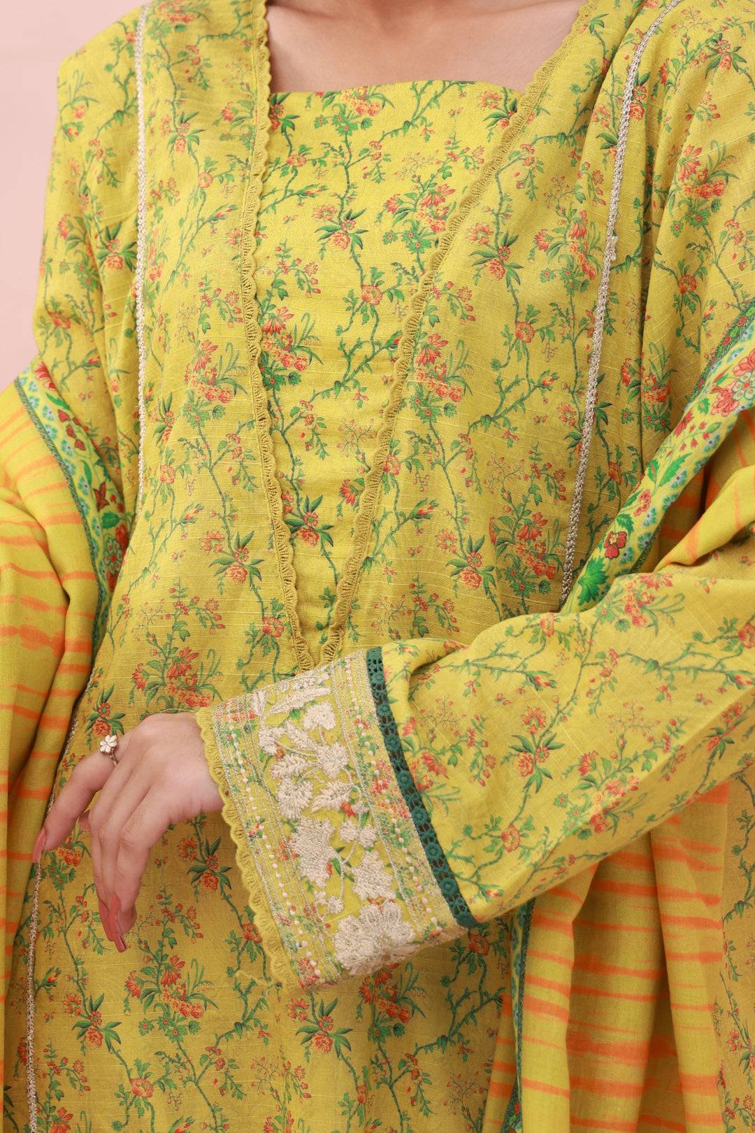Zellbury | Summer Pret | Embroidered Kurta Dupatta - 2074 by Maria Faisal - Registered Vendor of : Zellbury Women - type : Essential Pret - 100% original wedding dresses