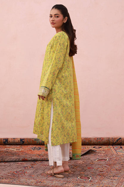 Zellbury | Summer Pret | Embroidered Kurta Dupatta - 2074 by Maria Faisal - Registered Vendor of : Zellbury Women - type : Essential Pret - 100% original wedding dresses