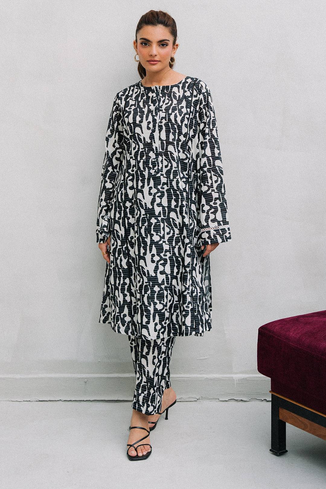 Zellbury | Summer Pret | Kurta Trouser - 2081 by Maria Faisal - Registered Vendor of : Zellbury Women - type : Essential Pret - 100% original wedding dresses