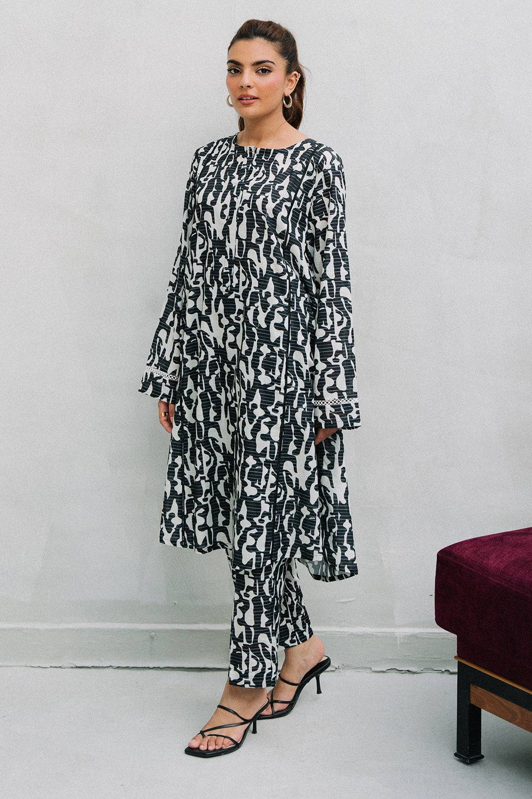 Zellbury | Summer Pret | Kurta Trouser - 2081 by Maria Faisal - Registered Vendor of : Zellbury Women - type : Essential Pret - 100% original wedding dresses