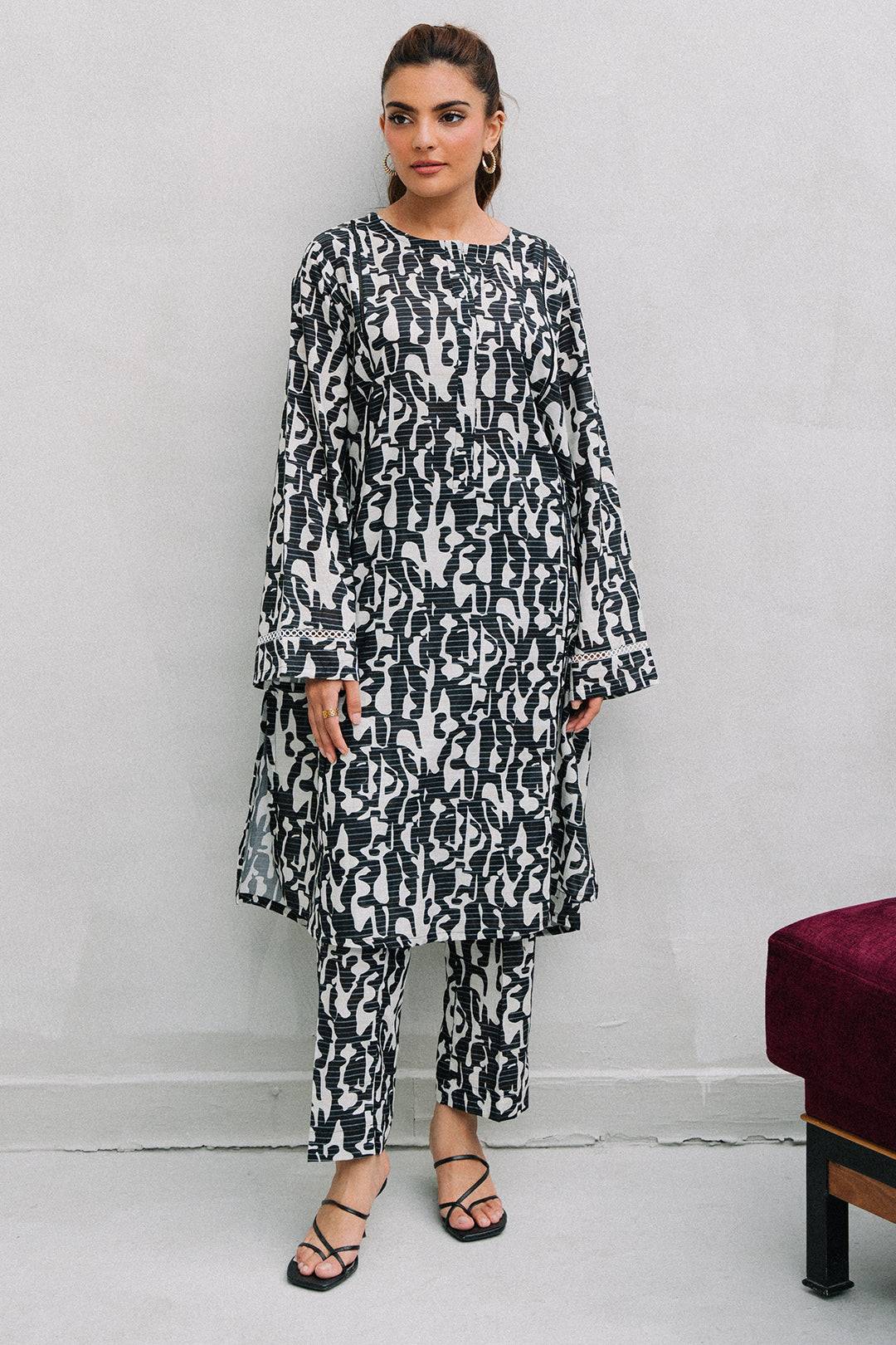 Zellbury | Summer Pret | Kurta Trouser - 2081 by Maria Faisal - Registered Vendor of : Zellbury Women - type : Essential Pret - 100% original wedding dresses