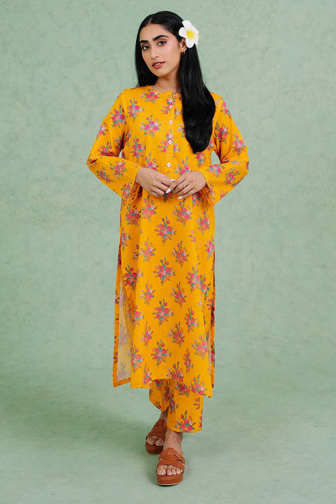 Zellbury | Summer Pret | Kurta Trouser - 2085 by Maria Faisal - Registered Vendor of : Zellbury Women - type : Essential Pret - 100% original wedding dresses